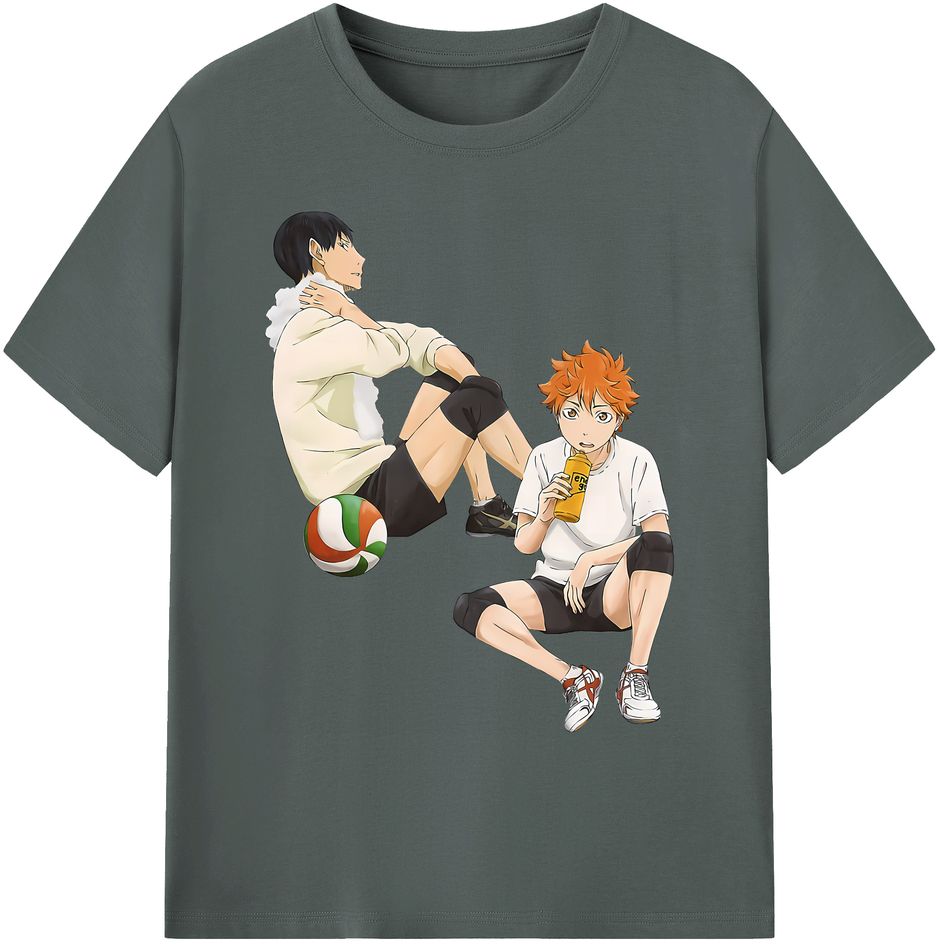 （画像用） ハイキュー!! Haikyu!! 綿100％ メンズ半袖Tシャツ｜肌触りやわらか＆通気性